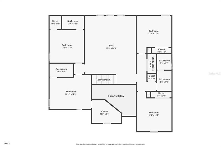 2D floor plan layout of this home in Hammock at Two Rivers, Zephyrhills, FL (Image 7). 2D floor plan layout of this home in Hammock at Two Rivers, Zephyrhills, FL (Image 7).