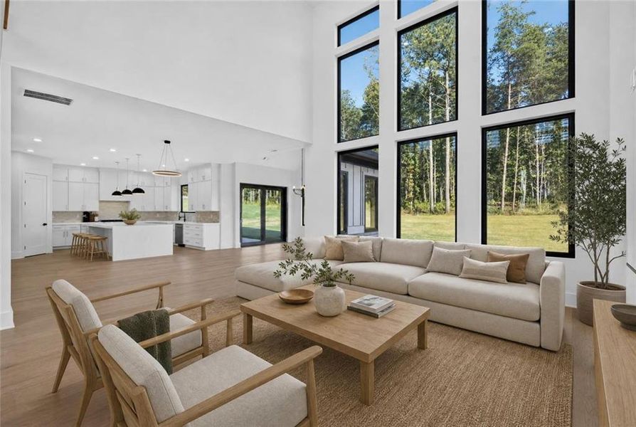 Furnished interior view inside a new home in , Auburn (Image 9). Furnished interior view inside a new home in , Auburn (Image 9).
