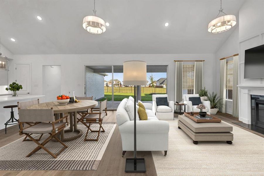 Furnished interior view inside a new home in Wellington, Fort Worth (Image 25).