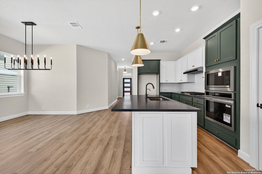 Furnished interior view inside a new home in The Crossvine 45’, Schertz (Image 9).