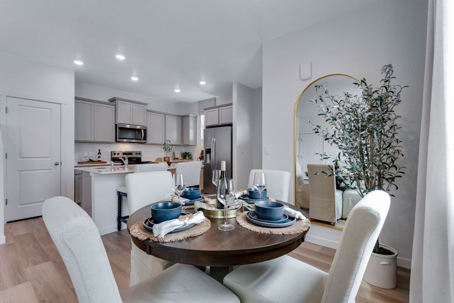Representative furnished interior of a home built from the MURIFIELD by D.R. Horton in Vista Meadows, Fort Lupton (Image 10).
