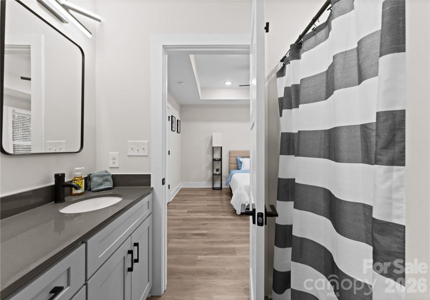 Furnished interior view inside a new home in , Charlotte (Image 16). Furnished interior view inside a new home in , Charlotte (Image 16).