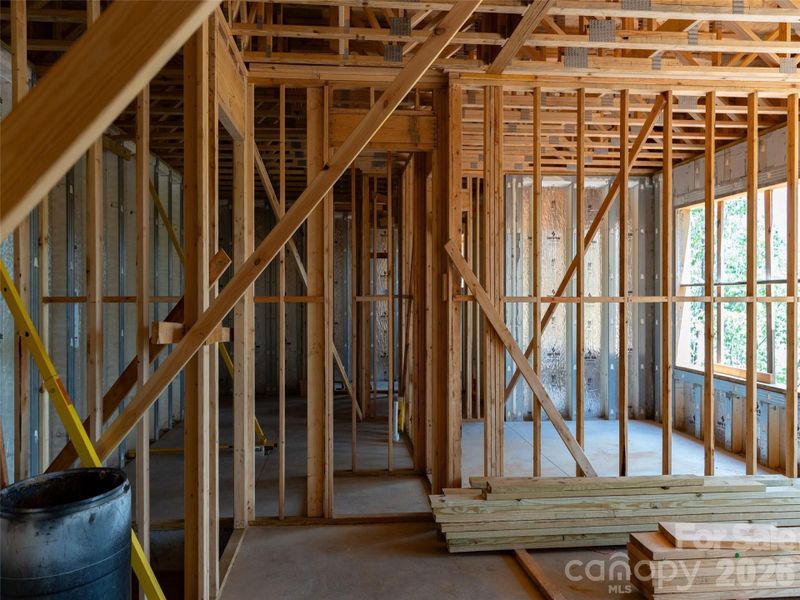 In-progress construction of a new home in , Mill Spring, NC (Image 12).