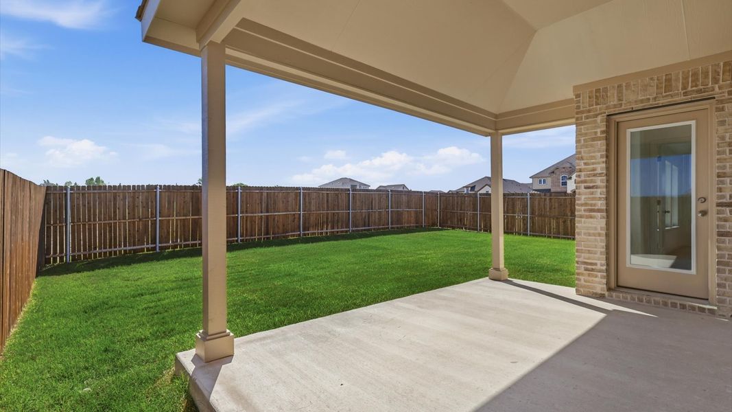 Exterior details and patio area of a home in Churchill, Anna (Image 26).