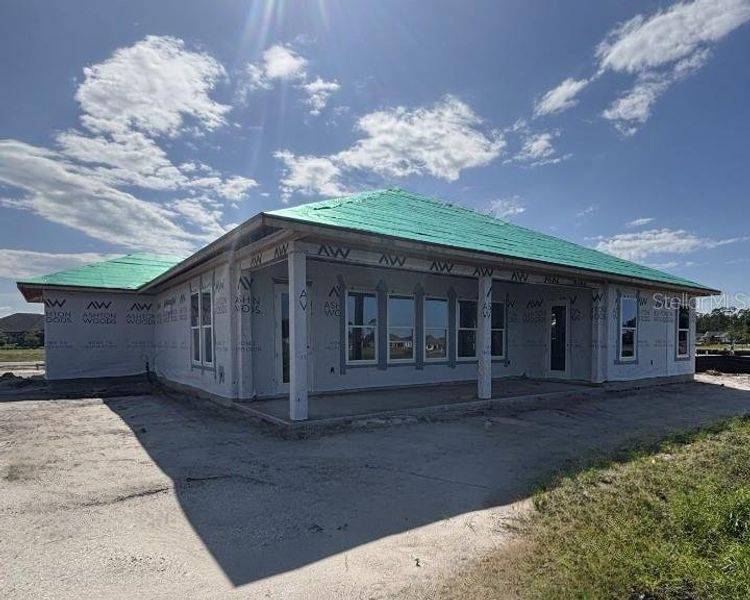 In-progress construction of a new home in Ardisia Park Estate, New Smyrna Beach, FL (Image 26).