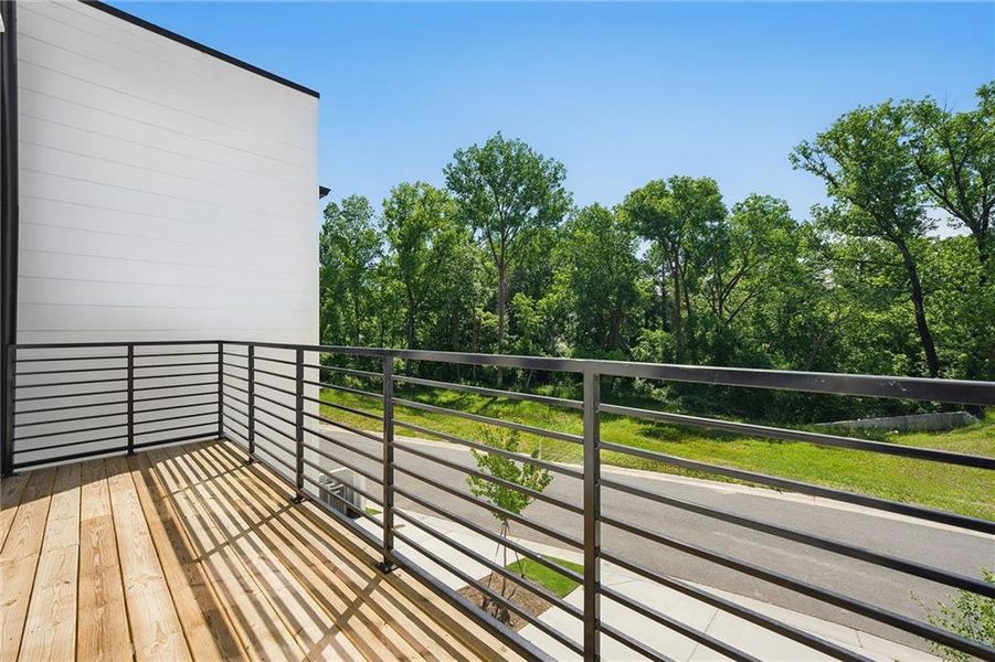 Exterior details and patio area of a home in , Atlanta (Image 20).