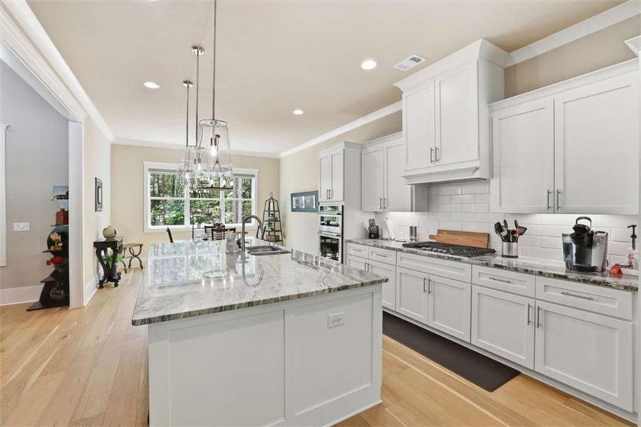 Furnished interior view inside a new home in , Clarkesville (Image 57).