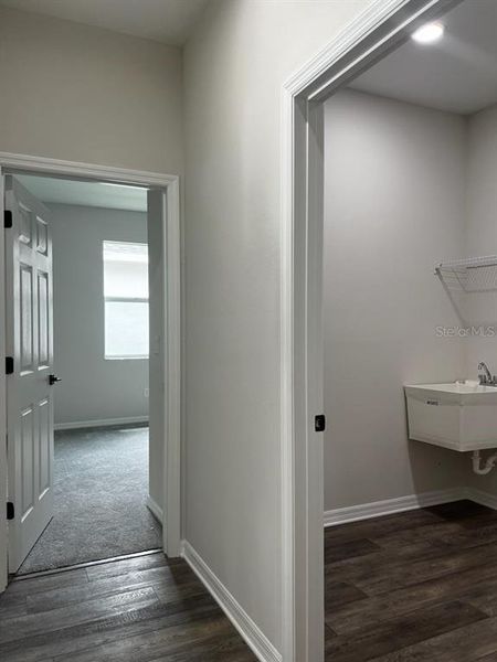 Laundry Room and Fourth Bedroom