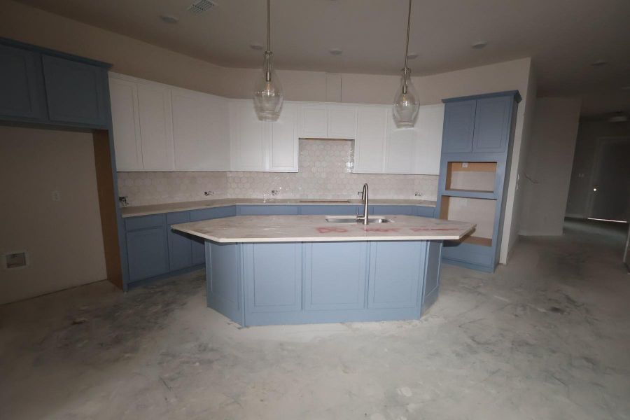 In-progress construction of a new home in Sienna - Grove Collection, Missouri City, TX (Image 7).
