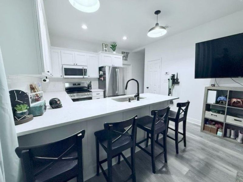 Furnished interior view inside a new home in , Brenham (Image 22).