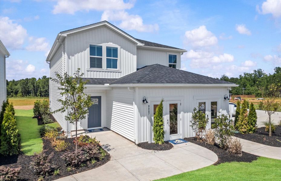 Representative exterior photo of a completed home built from the Raven by Centex in Baxley Park, Jonesboro, GA (Image 25). Representative exterior photo of a completed home built from the Raven by Centex in Baxley Park, Jonesboro, GA (Image 25).