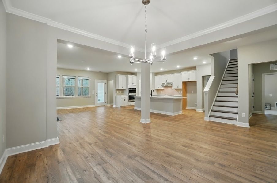 Representative unfurnished interior of a home built from the Tillery by Caruso Homes in Blue Run, Raleigh (Image 51). Representative unfurnished interior of a home built from the Tillery by Caruso Homes in Blue Run, Raleigh (Image 51).