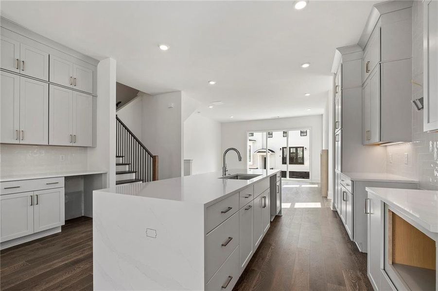 Furnished interior view inside a new home in , Atlanta (Image 7).
