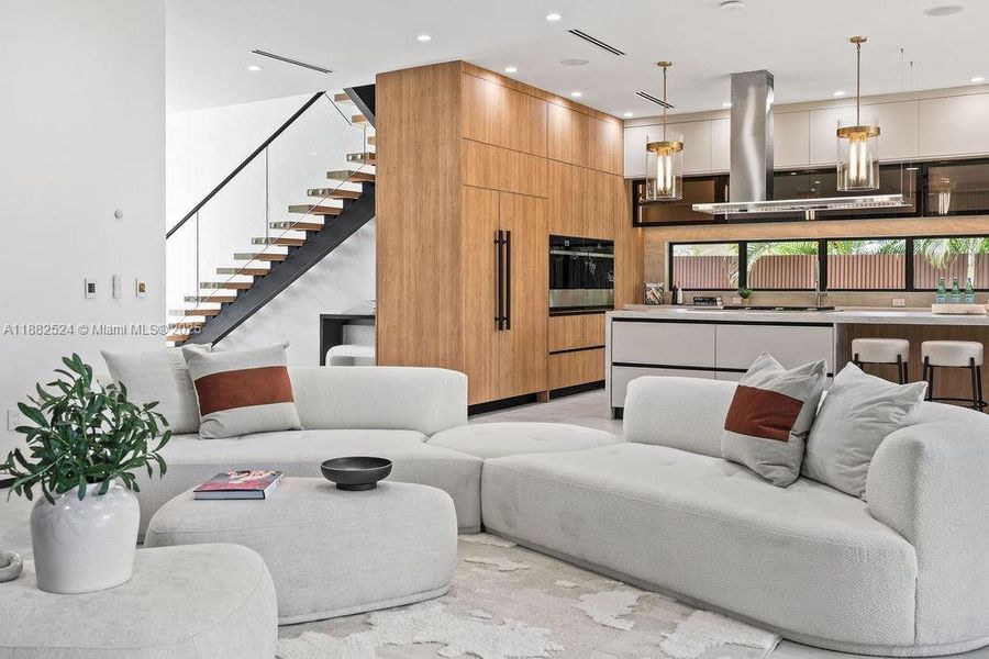 Furnished interior view inside a new home in , Fort Lauderdale (Image 3).