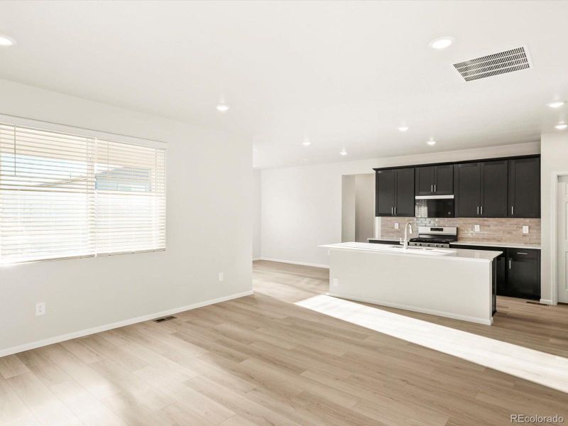 Spacious, unfurnished interior of a new home in Poudre Heights: The Alpine Collection, Windsor (Image 14). Spacious, unfurnished interior of a new home in Poudre Heights: The Alpine Collection, Windsor (Image 14).