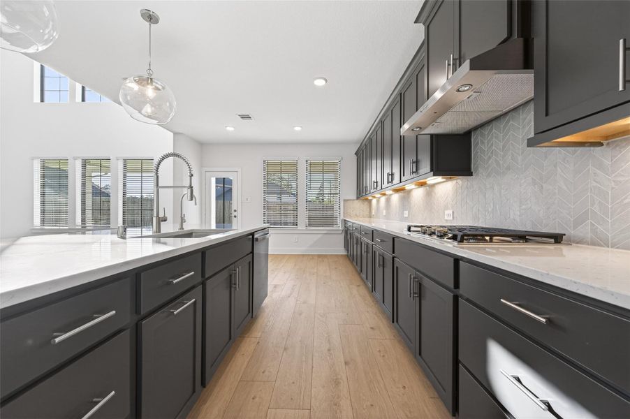 Furnished interior view inside a new home in Sorella, Tomball (Image 12).