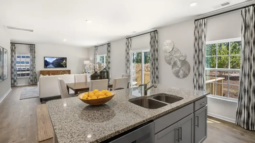 Furnished interior view inside a new home in Olive Branch, Wilson's Mills (Image 12).
