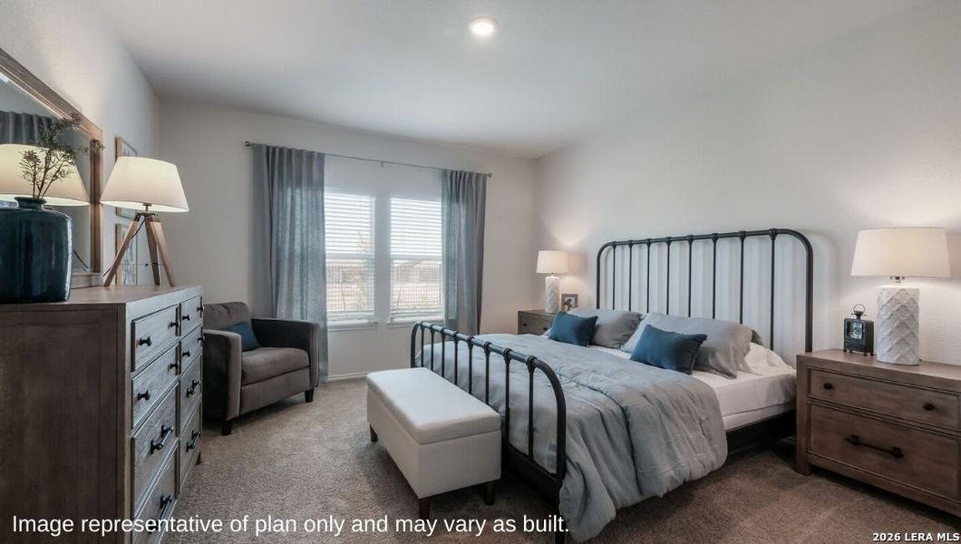 Furnished interior view inside a new home in Blue Ridge Ranch, San Antonio (Image 19).