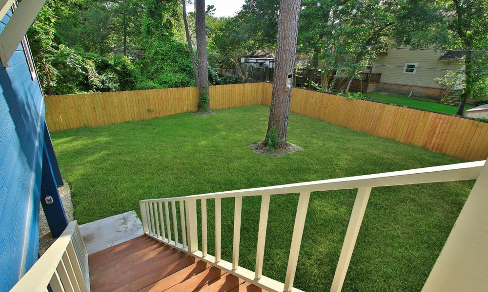 Exterior details and patio area of a home in , Cypress (Image 29).