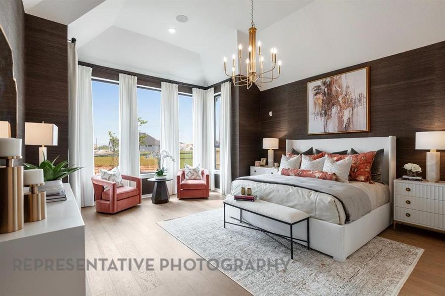 Furnished interior view inside a new home in Harvest, Northlake (Image 13).