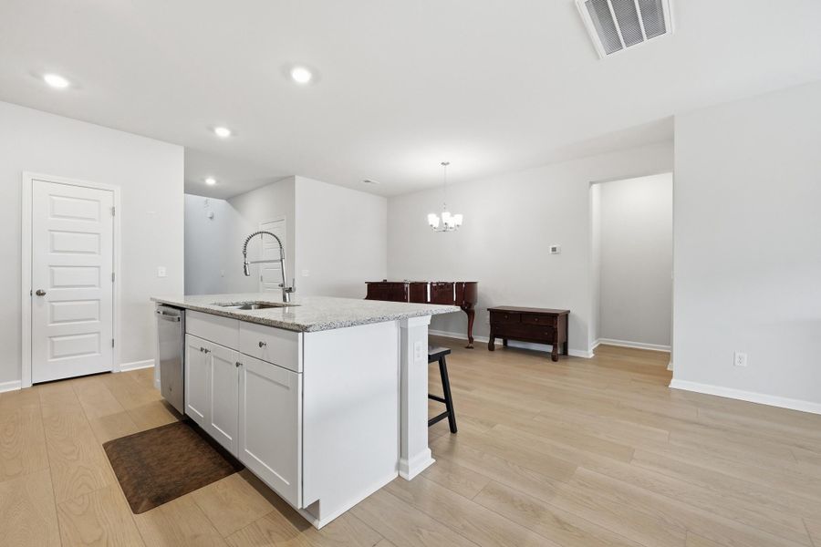 Furnished interior view inside a new home in Heron's Walk at Summers Corner, Summerville (Image 17).