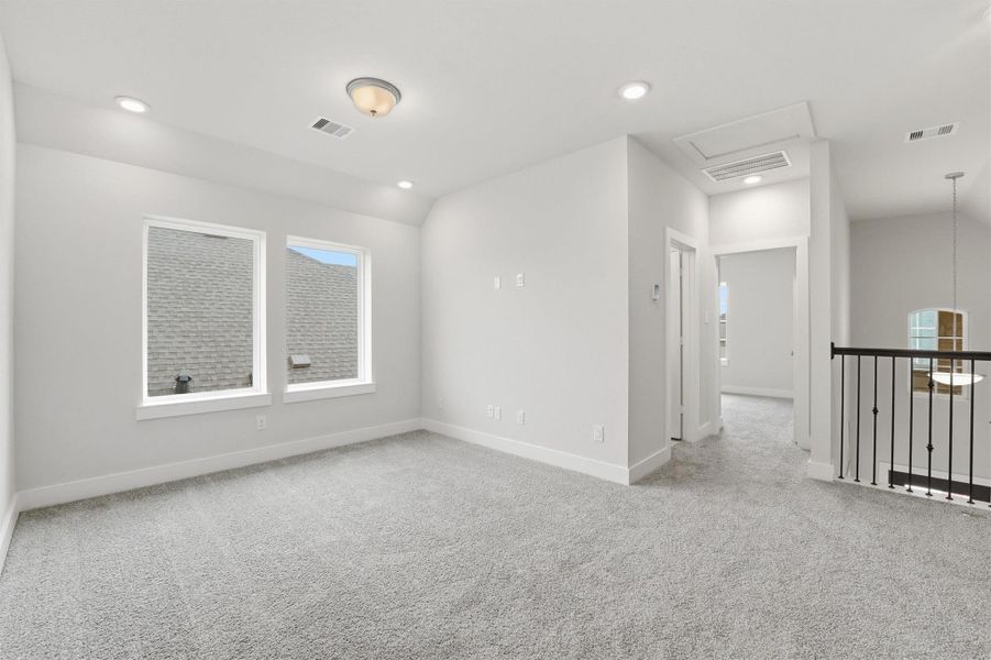 Spacious, unfurnished interior of a new home in Bridgeland, Cypress (Image 17).