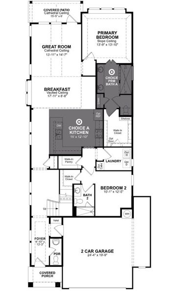 2D floor plan layout for the Somerset by Beazer Homes in Arabella on the Prairie: Signature Collection, Richmond, TX (Image 5). 2D floor plan layout for the Somerset by Beazer Homes in Arabella on the Prairie: Signature Collection, Richmond, TX (Image 5).