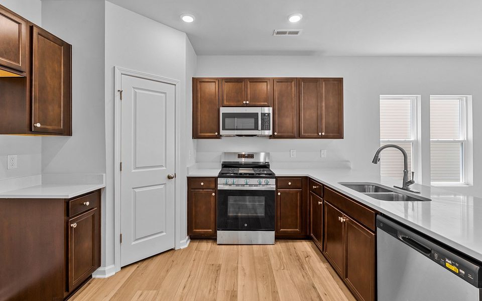 Furnished interior view inside a new home in Hanes Lake, Winston-Salem (Image 12). Furnished interior view inside a new home in Hanes Lake, Winston-Salem (Image 12).