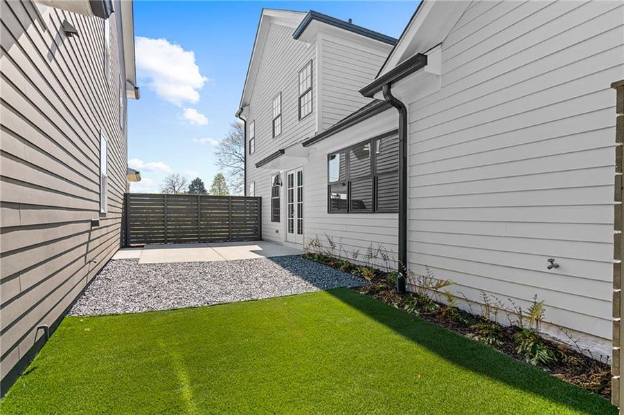 Exterior details and patio area of a home in Harmony, Auburn (Image 24).