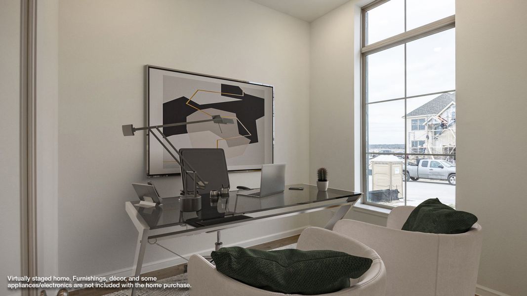 Furnished interior view inside a new home in Lariat 45', Liberty Hill (Image 7). Furnished interior view inside a new home in Lariat 45', Liberty Hill (Image 7).