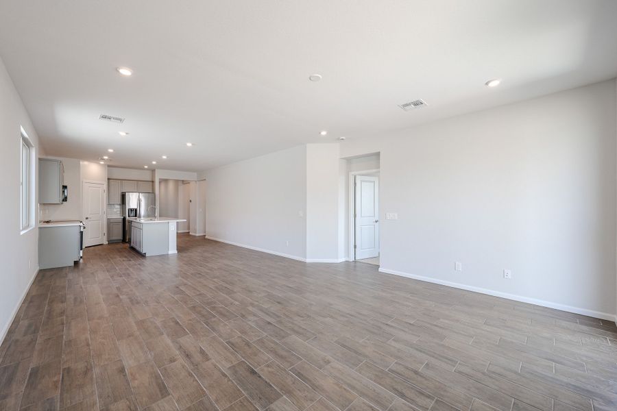 A large empty room.