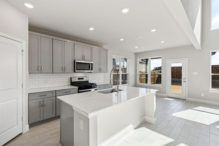 Furnished interior view inside a new home in Venetian, Weston (Image 12).