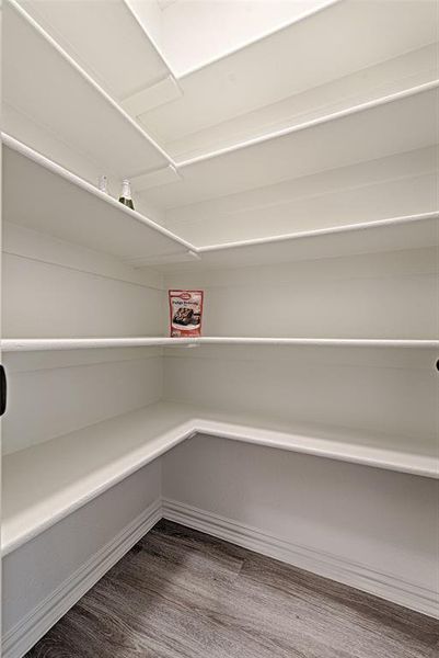 Extra large pantry in Plan 1501