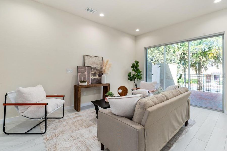Furnished interior view inside a new home in , Kissimmee (Image 12). Furnished interior view inside a new home in , Kissimmee (Image 12).