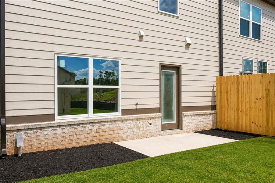 Exterior details and patio area of a home in , Norcross (Image 3).