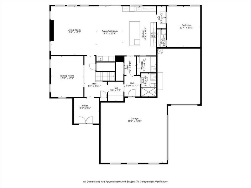 2D floor plan layout of this home in , Winder, GA (Image 4). 2D floor plan layout of this home in , Winder, GA (Image 4).