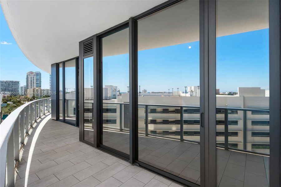 Exterior details and patio area of a home in Five Park, Miami Beach (Image 21). Exterior details and patio area of a home in Five Park, Miami Beach (Image 21).