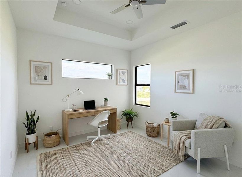 Furnished interior view inside a new home in , Cape Coral (Image 28).