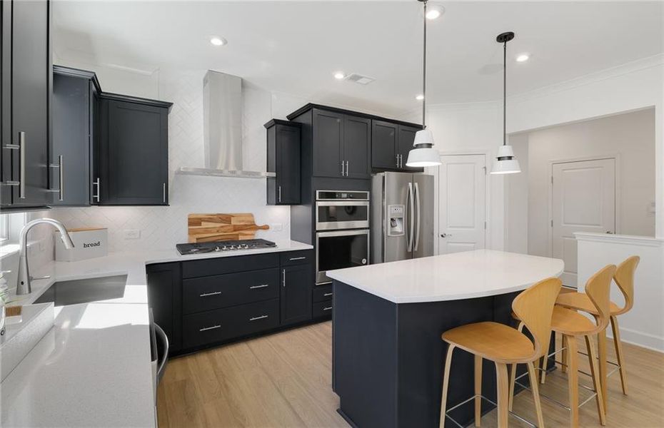 Furnished interior view inside a new home in Rose Creek, Cumming (Image 17).