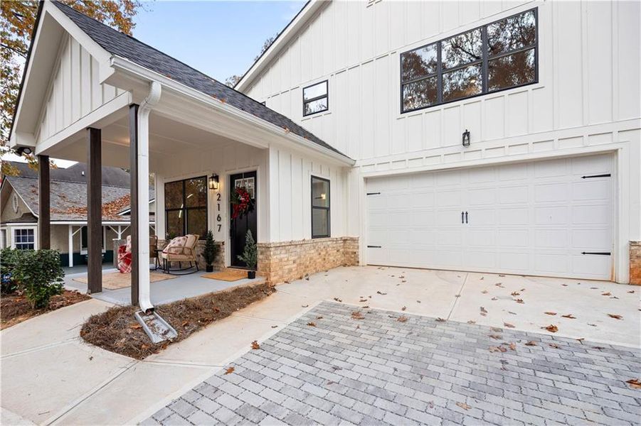 Exterior details and patio area of a home in , Atlanta (Image 35).