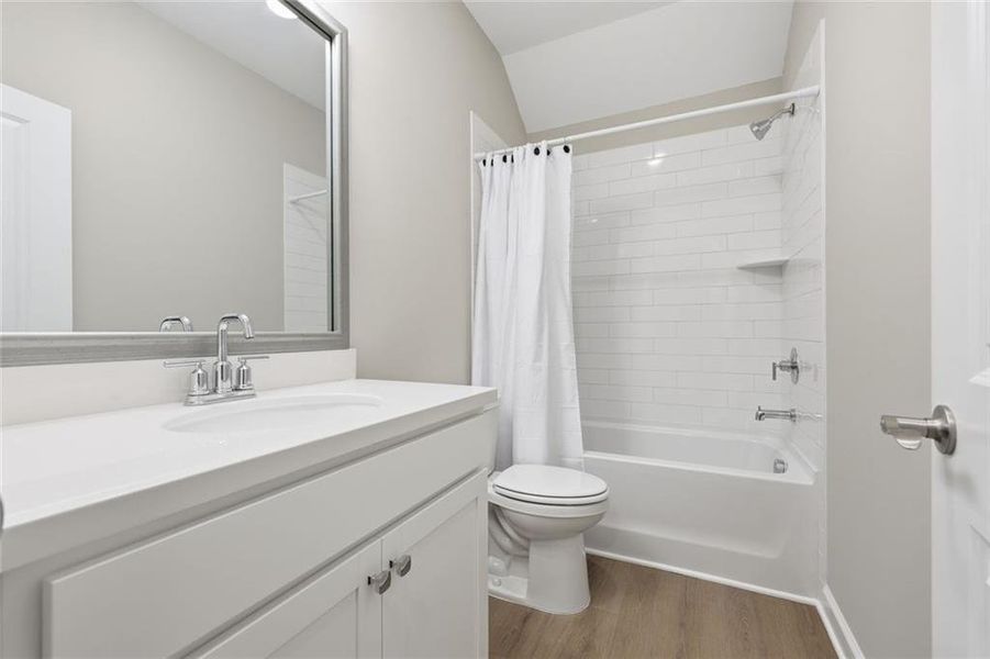 Furnished interior view inside a new home in , Cumming (Image 9).