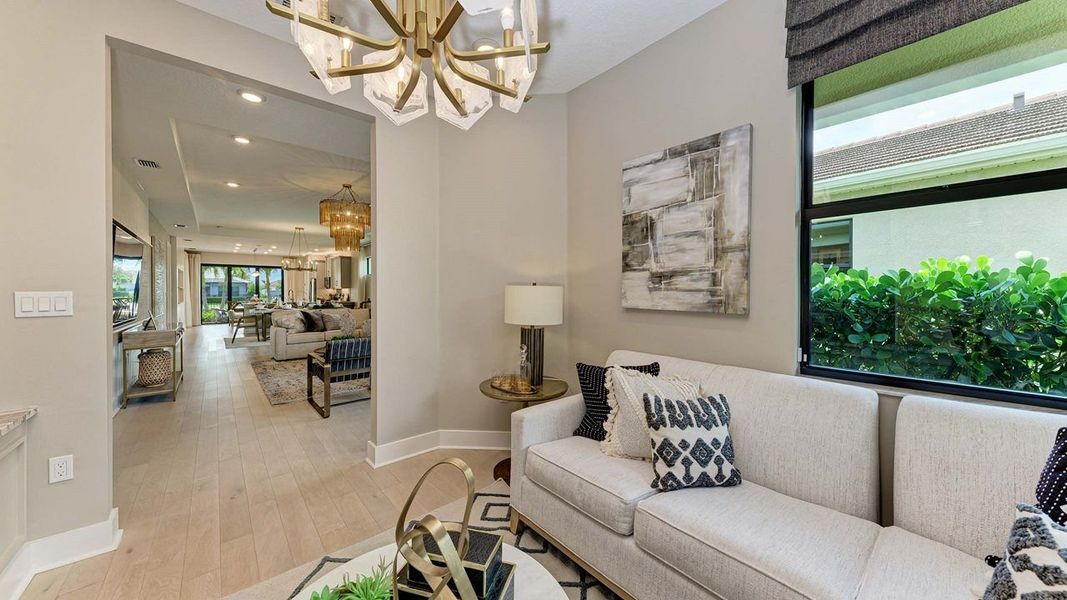 Representative furnished interior of a home built from the Summerland by Kolter Homes in Cresswind Lakewood Ranch, Lakewood Ranch (Image 18).