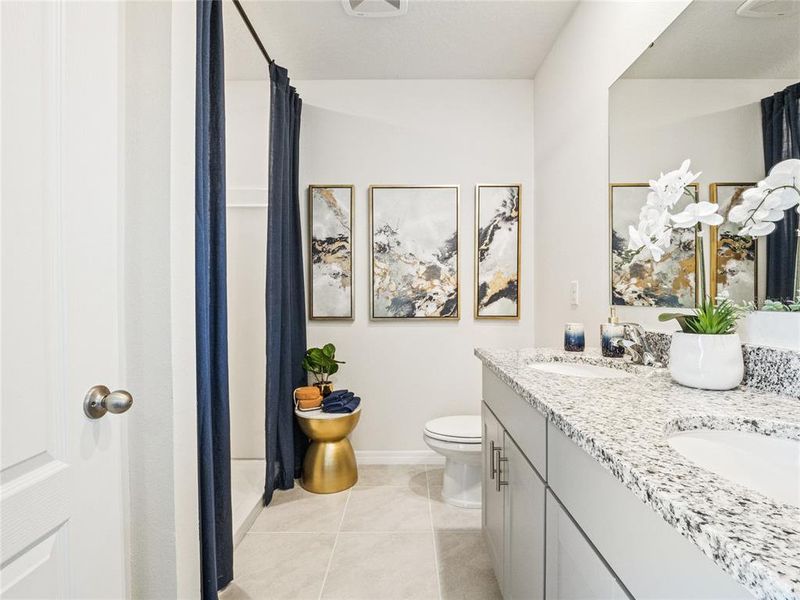 Furnished interior view inside a new home in Rivers Edge, Edgewater (Image 20).