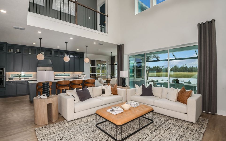 Furnished interior view inside a new home in Two Rivers, Zephyrhills (Image 16).