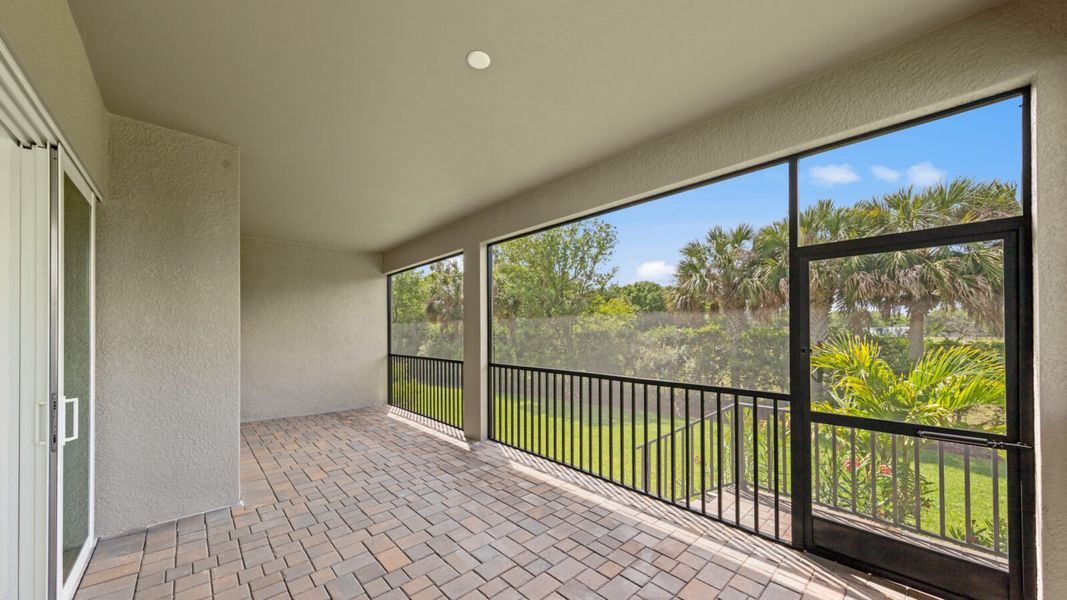 Exterior details and patio area of a home in Verandah, Fort Myers (Image 4).