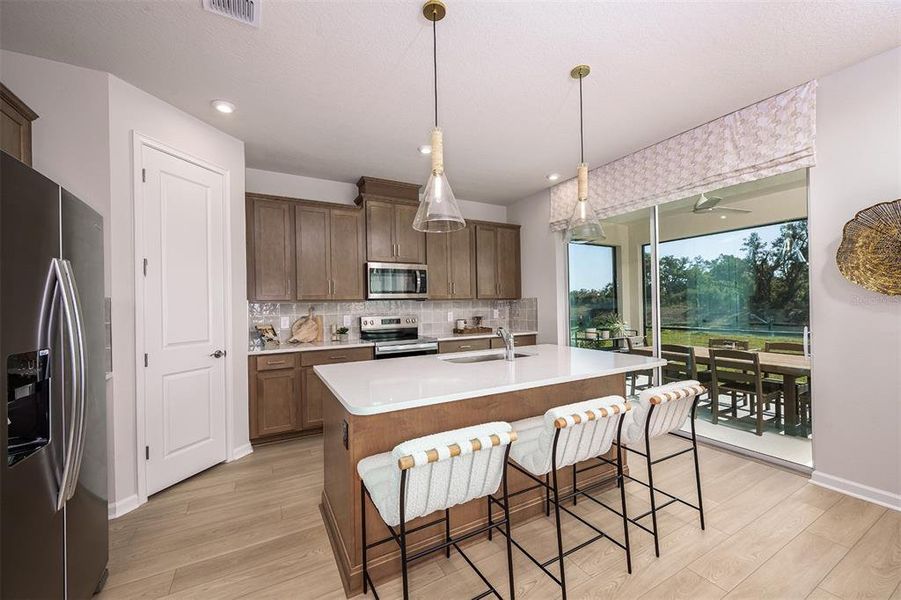 Furnished interior view inside a new home in Sanderling, Palmetto (Image 11).
