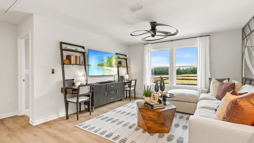 Representative furnished interior of a home built from the Wynwood by DRB Homes in Hamilton Lakes, Loganville (Image 20).