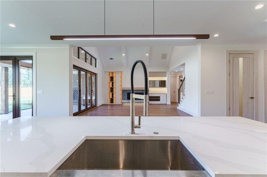 Close-up of interior finishes inside a home in , Sugar Hill (Image 26).