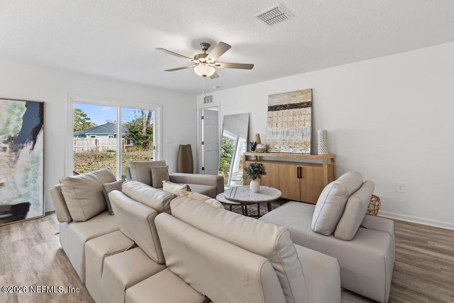 Furnished interior view inside a new home in , Jacksonville (Image 15).