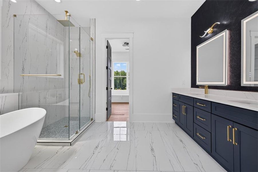 Furnished interior view inside a new home in , Jefferson (Image 35).